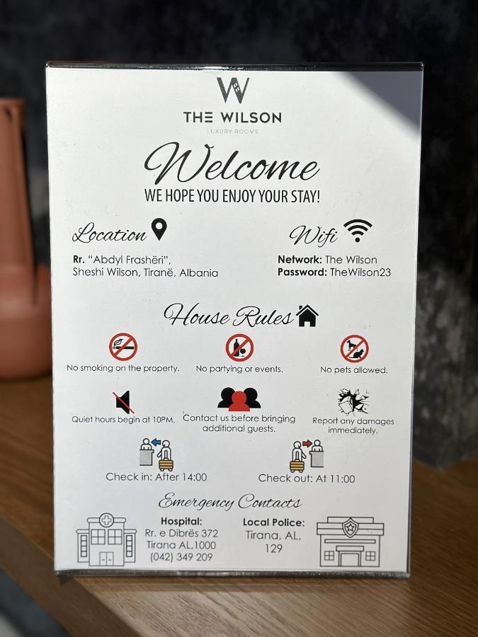 Hotel The Wilson Tirana Exterior foto